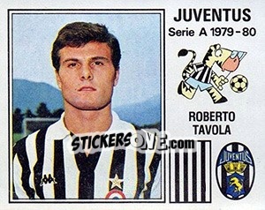 Sticker Roberto Tavola - Calciatori 1979-1980 - Panini