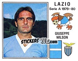 Sticker Giuseppe Wilson - Calciatori 1979-1980 n. 156 - Panini