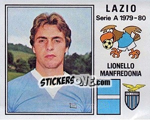 Sticker Lionello Manfredonia - Calciatori 1979-1980 n. 158 - Panini