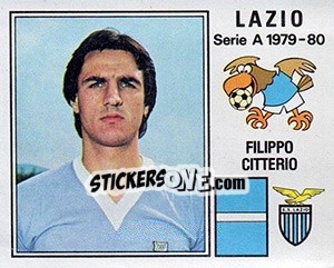 Sticker Filippo Cittero - Calciatori 1979-1980 - Panini