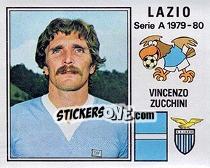 Sticker Vincenzo Zucchini - Calciatori 1979-1980 - Panini