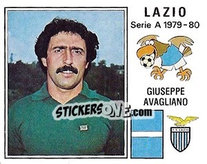 Sticker Giuseppe Avagliano - Calciatori 1979-1980 n. 166 - Panini