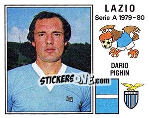Sticker Dario Pighin - Calciatori 1979-1980 n. 167 - Panini
