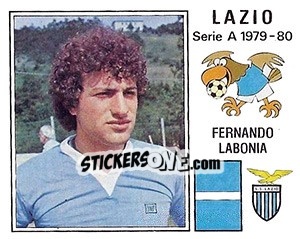 Sticker Fernando Labonia - Calciatori 1979-1980 - Panini