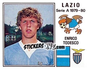 Sticker Enrico Todesco - Calciatori 1979-1980 - Panini