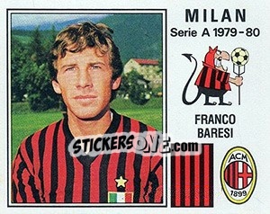 Cromo Franco Baresi - Calciatori 1979-1980 - Panini