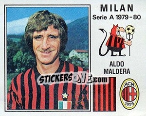 Figurina Aldo Maldera - Calciatori 1979-1980 - Panini