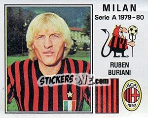 Sticker Ruben Buriani - Calciatori 1979-1980 n. 180 - Panini