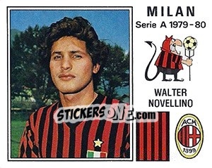 Cromo Walter Novellino - Calciatori 1979-1980 - Panini