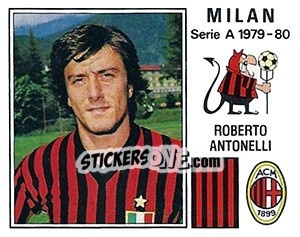 Sticker Roberto Antonelli - Calciatori 1979-1980 n. 183 - Panini