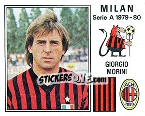Figurina Giorgio Morini - Calciatori 1979-1980 - Panini