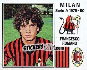 Sticker Francesco Romano - Calciatori 1979-1980 n. 189 - Panini