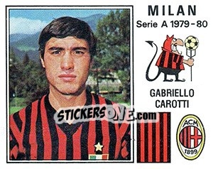 Sticker Gabriello Carotti - Calciatori 1979-1980 - Panini