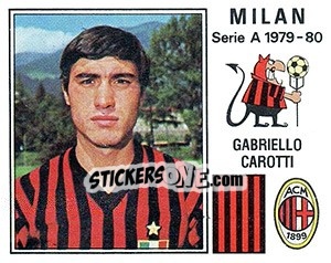Sticker Gabriello Carotti - Calciatori 1979-1980 n. 190 - Panini