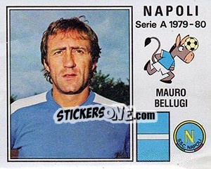 Sticker Mauro Bellugi - Calciatori 1979-1980 - Panini