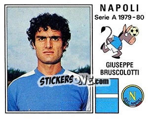 Sticker Giuseppe Bruscolotti - Calciatori 1979-1980 n. 195 - Panini