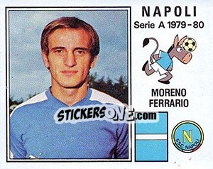 Figurina Moreno Ferrario - Calciatori 1979-1980 - Panini