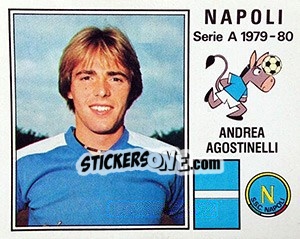 Sticker Andrea Agostinelli - Calciatori 1979-1980 n. 200 - Panini