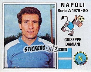Sticker Giuseppe Damiani - Calciatori 1979-1980 n. 201 - Panini