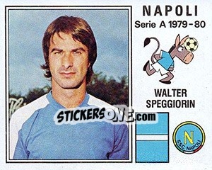 Sticker Walter Speggiorin - Calciatori 1979-1980 n. 202 - Panini