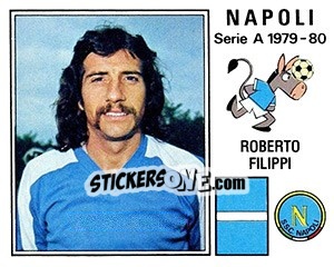 Sticker Roberto Filippi - Calciatori 1979-1980 n. 203 - Panini