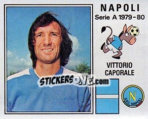 Sticker Vittorio Caporale - Calciatori 1979-1980 n. 205 - Panini