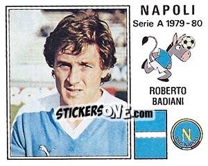 Sticker Roberto Badiani - Calciatori 1979-1980 - Panini