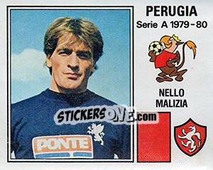 Sticker Nello Malizia - Calciatori 1979-1980 n. 212 - Panini
