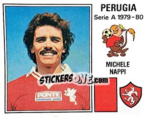Sticker Michele Nappi - Calciatori 1979-1980 n. 214 - Panini