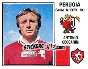 Sticker Antonio Ceccarini - Calciatori 1979-1980 n. 216 - Panini