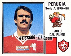 Sticker Paolo Dal Fiume - Calciatori 1979-1980 n. 217 - Panini