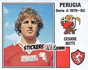 Sticker Cesare Butti - Calciatori 1979-1980 - Panini
