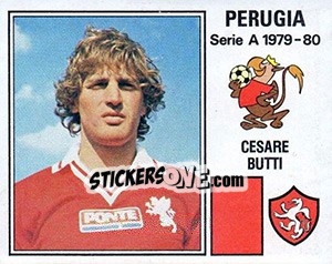 Sticker Cesare Butti - Calciatori 1979-1980 n. 218 - Panini