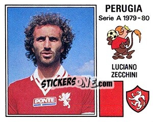 Sticker Luciano Zecchini - Calciatori 1979-1980 n. 224 - Panini