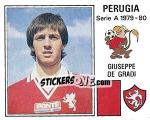 Sticker Giuseppe De Gradi - Calciatori 1979-1980 n. 226 - Panini