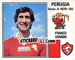 Sticker Franco Vannini - Calciatori 1979-1980 - Panini