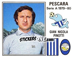 Sticker Gian Nicola Pinotti - Calciatori 1979-1980 n. 231 - Panini