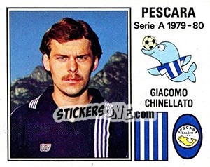 Cromo Giacomo Chinellato - Calciatori 1979-1980 - Panini