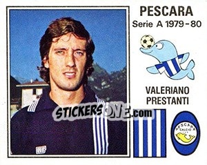 Sticker Valeriano Prestanti - Calciatori 1979-1980 n. 234 - Panini