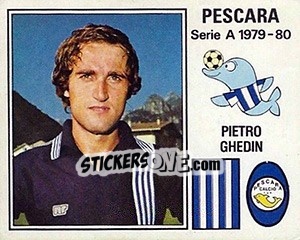 Sticker Pietro Ghedin - Calciatori 1979-1980 - Panini