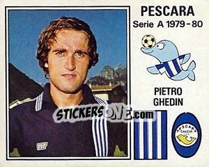 Sticker Pietro Ghedin - Calciatori 1979-1980 n. 235 - Panini