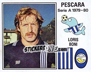 Figurina Loris Boni - Calciatori 1979-1980 - Panini