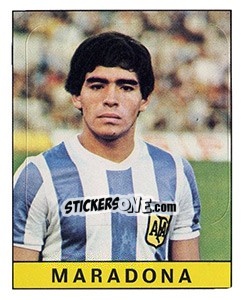 Sticker Diego Maradona - Calciatori 1979-1980 n. 313 - Panini