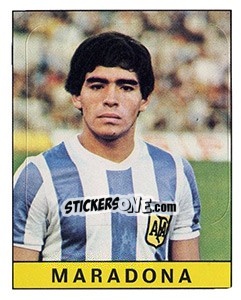 Cromo Diego Maradona