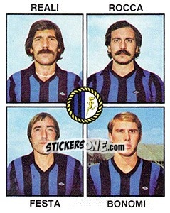 Sticker Reali / Rocca / Festa / Bonomi - Calciatori 1979-1980 - Panini