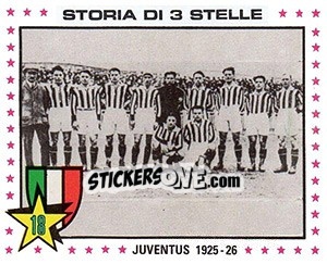 Sticker Juventus, 1925-26 - Calciatori 1979-1980 n. 336 - Panini