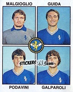 Sticker Malgioglio / Guida / Podavini / Galparoli - Calciatori 1979-1980 n. 341 - Panini