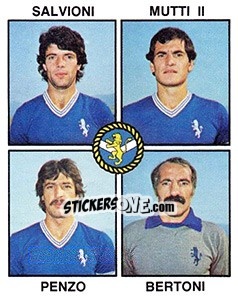 Sticker Salvioni / Mutti Ii / Penzo / Bertoni - Calciatori 1979-1980 - Panini