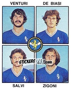 Sticker Venturi / De Biasi / Salvioni / Zigoni - Calciatori 1979-1980 - Panini