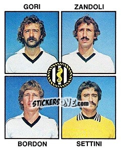 Sticker Gori / Zandoli / Bordon / Settini - Calciatori 1979-1980 n. 352 - Panini
